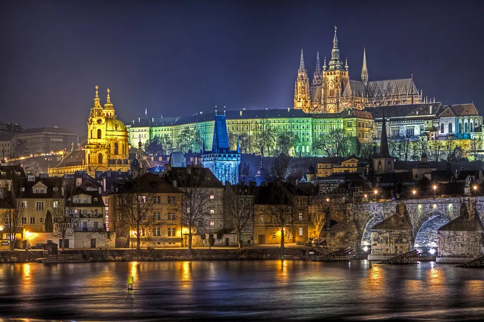 Prague Castle by Night